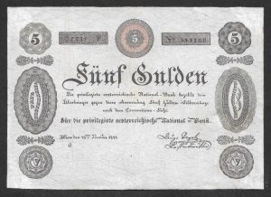 5 gulden 1825 (restaurált) VG